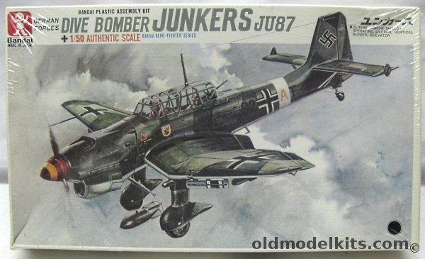 Bandai 1/50 Junkers Ju-87 Stuka Dive Bomber, 8501-300 plastic model kit